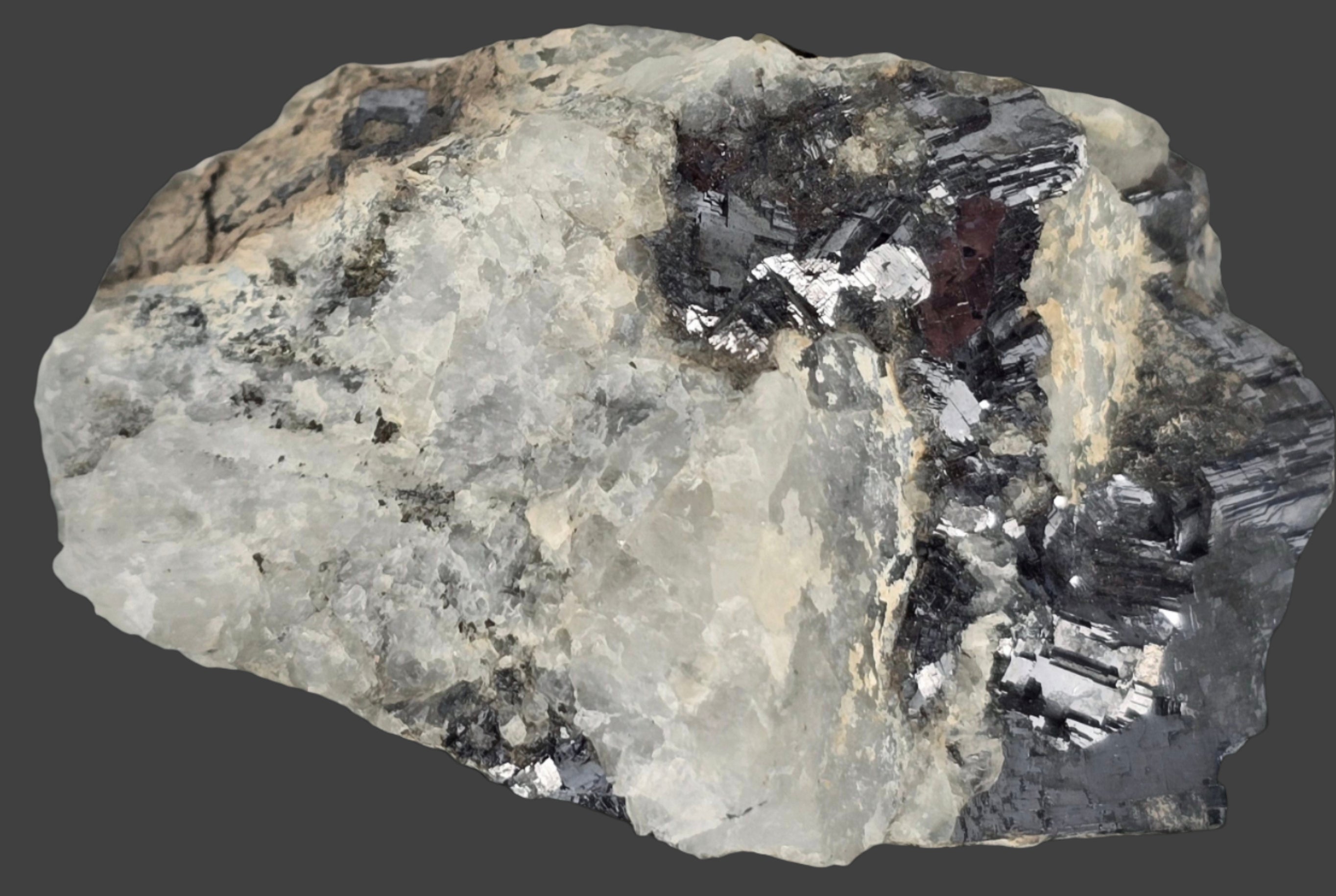 GALENA with QUARTZ (small cabinet)