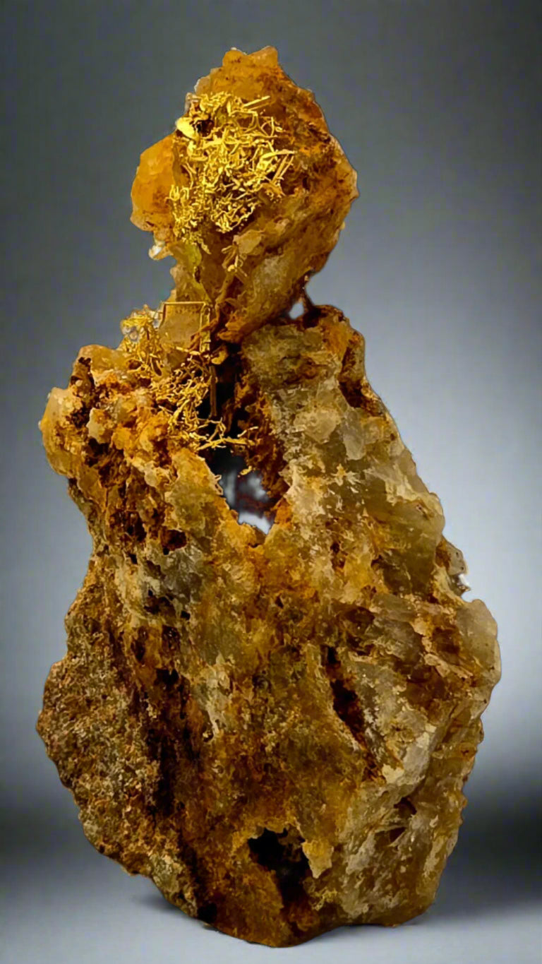 GOLD WIRES ON MATRIX (small cabinet)