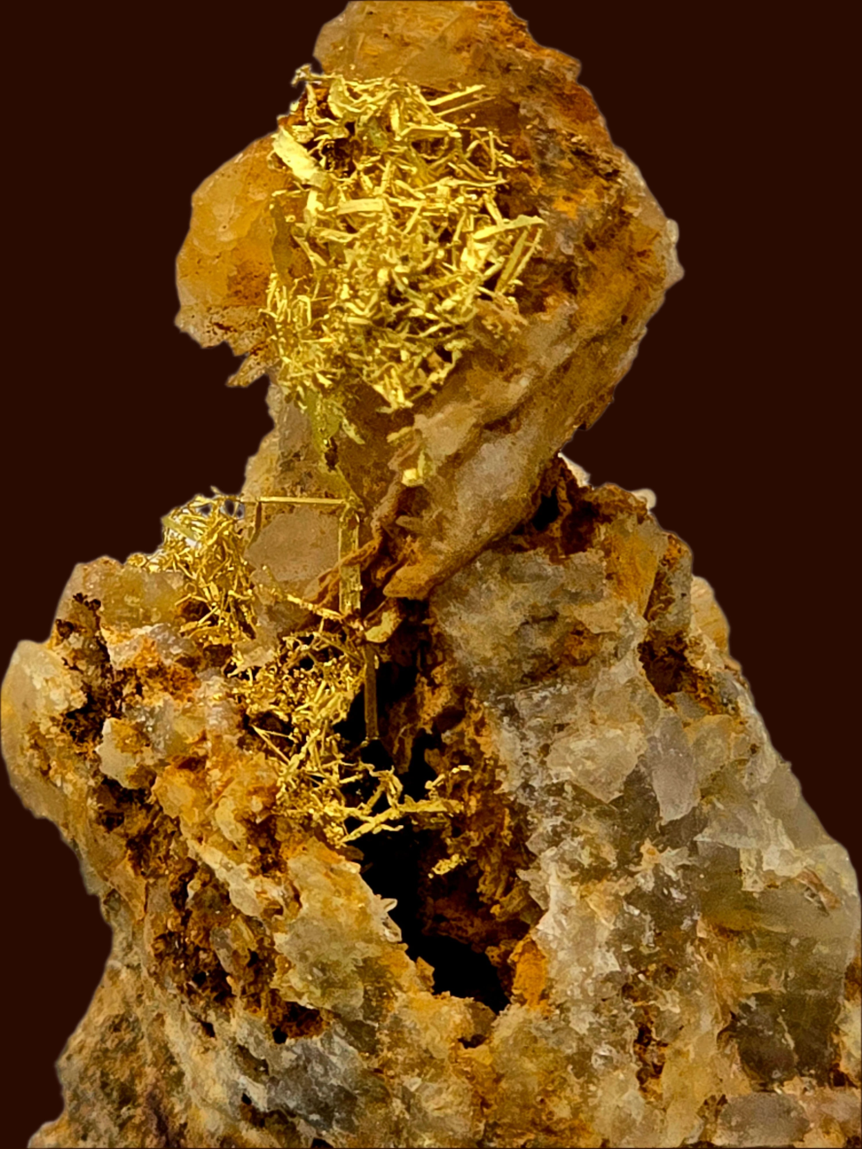 GOLD WIRES ON MATRIX (small cabinet)