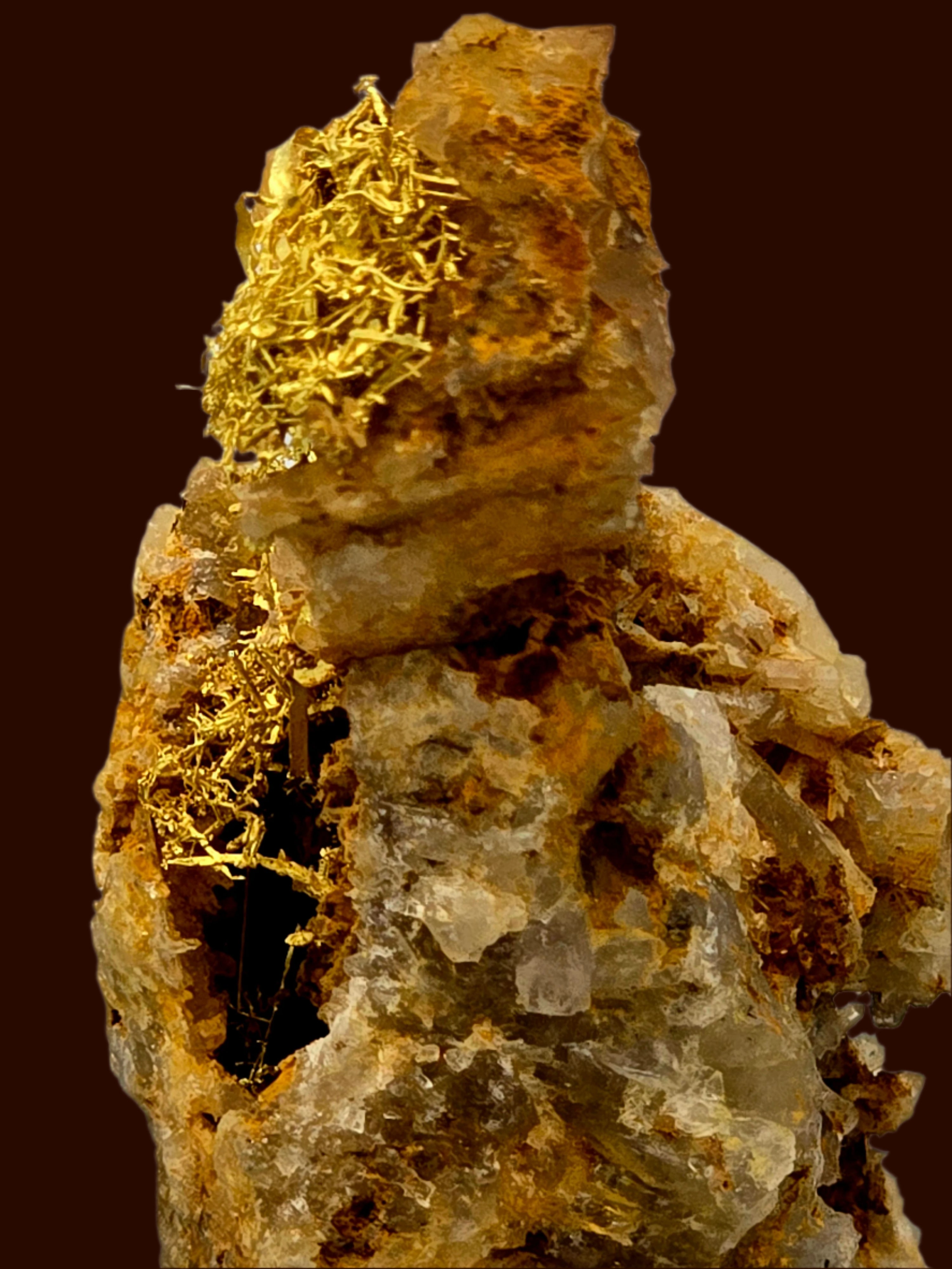 GOLD WIRES ON MATRIX (small cabinet)