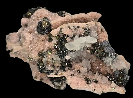 RHODOCHROSITE, CHACOLPYRITE, QUARTZ