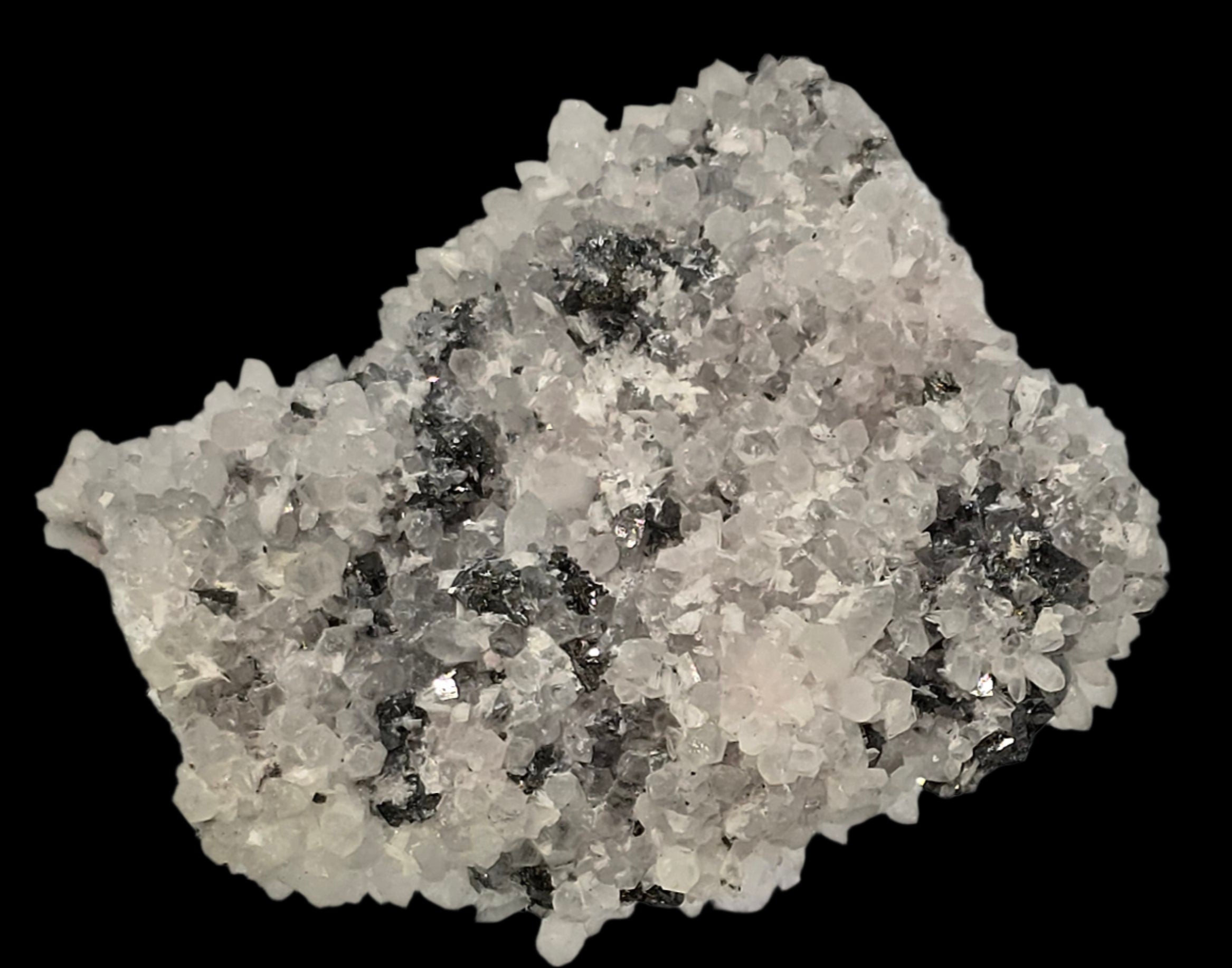 RHODOCHROSITE, CHALCOPYRITE, QUARTZ (miniature)