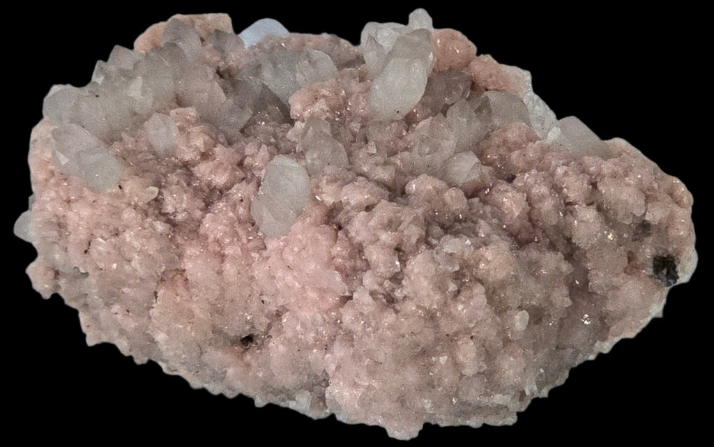RHODOCHROSITE, CHALCOPYRITE, QUARTZ (miniature)