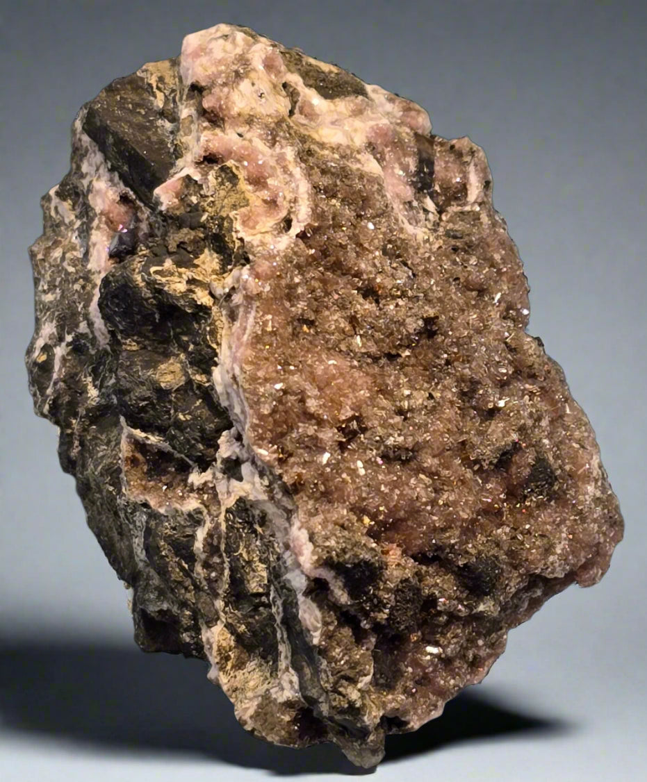 SMITHSONITE (COBALTOAN) with UNKNOWN MINERAL (small cabinet)