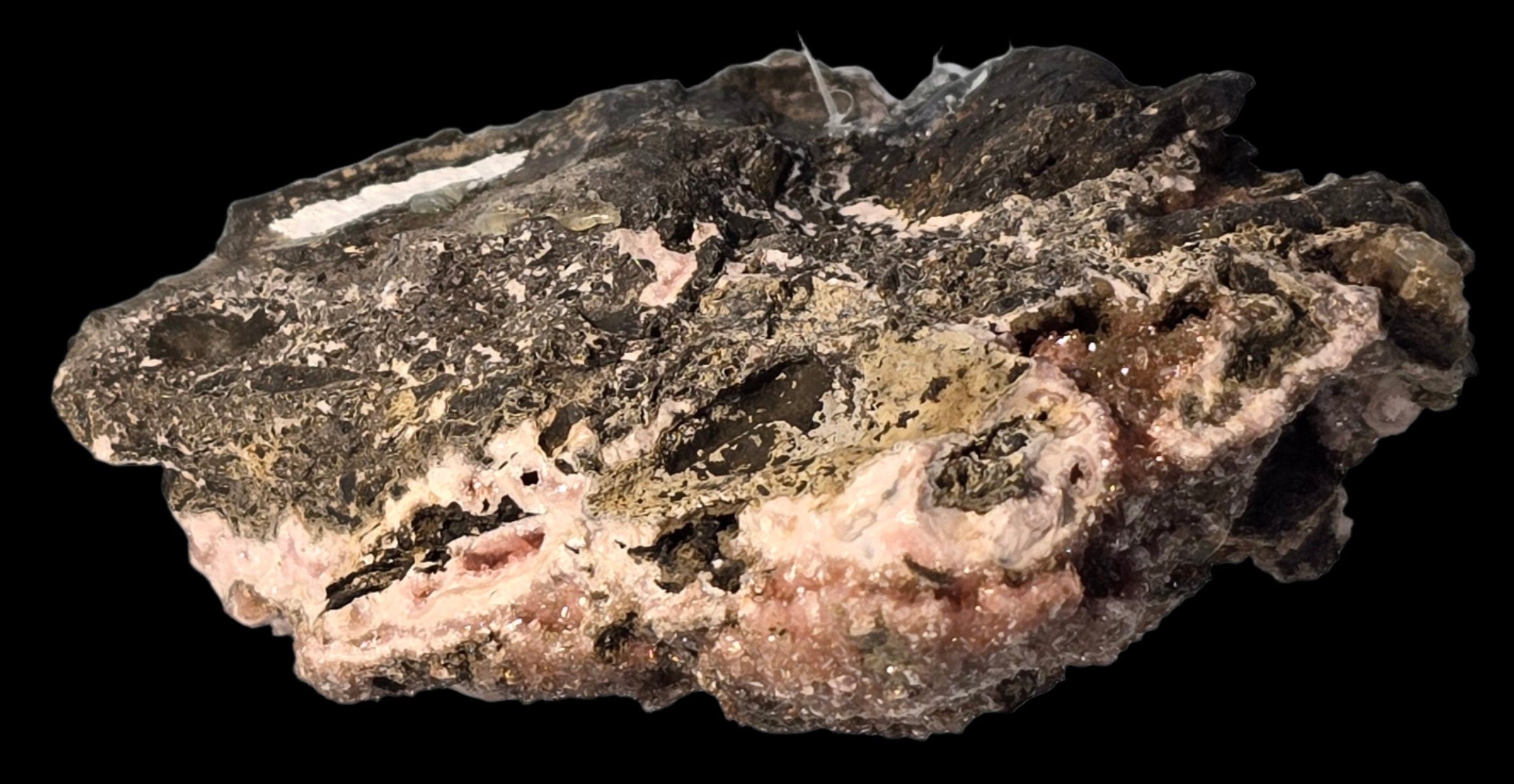 SMITHSONITE (COBALTOAN) with UNKNOWN MINERAL (small cabinet)