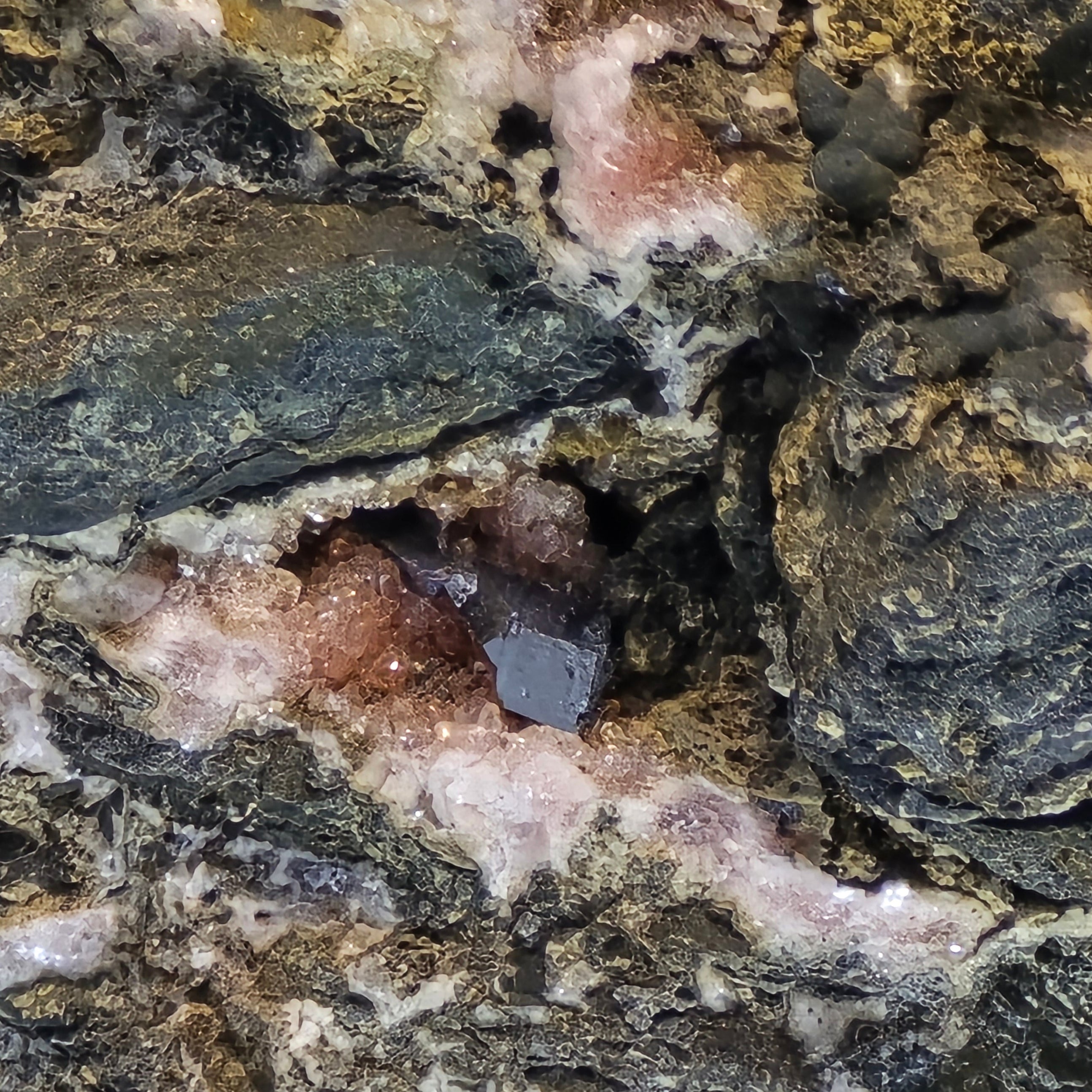 SMITHSONITE (COBALTOAN) with UNKNOWN MINERAL (small cabinet)