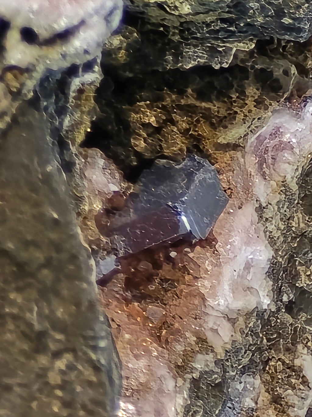 SMITHSONITE (COBALTOAN) with UNKNOWN MINERAL (small cabinet)