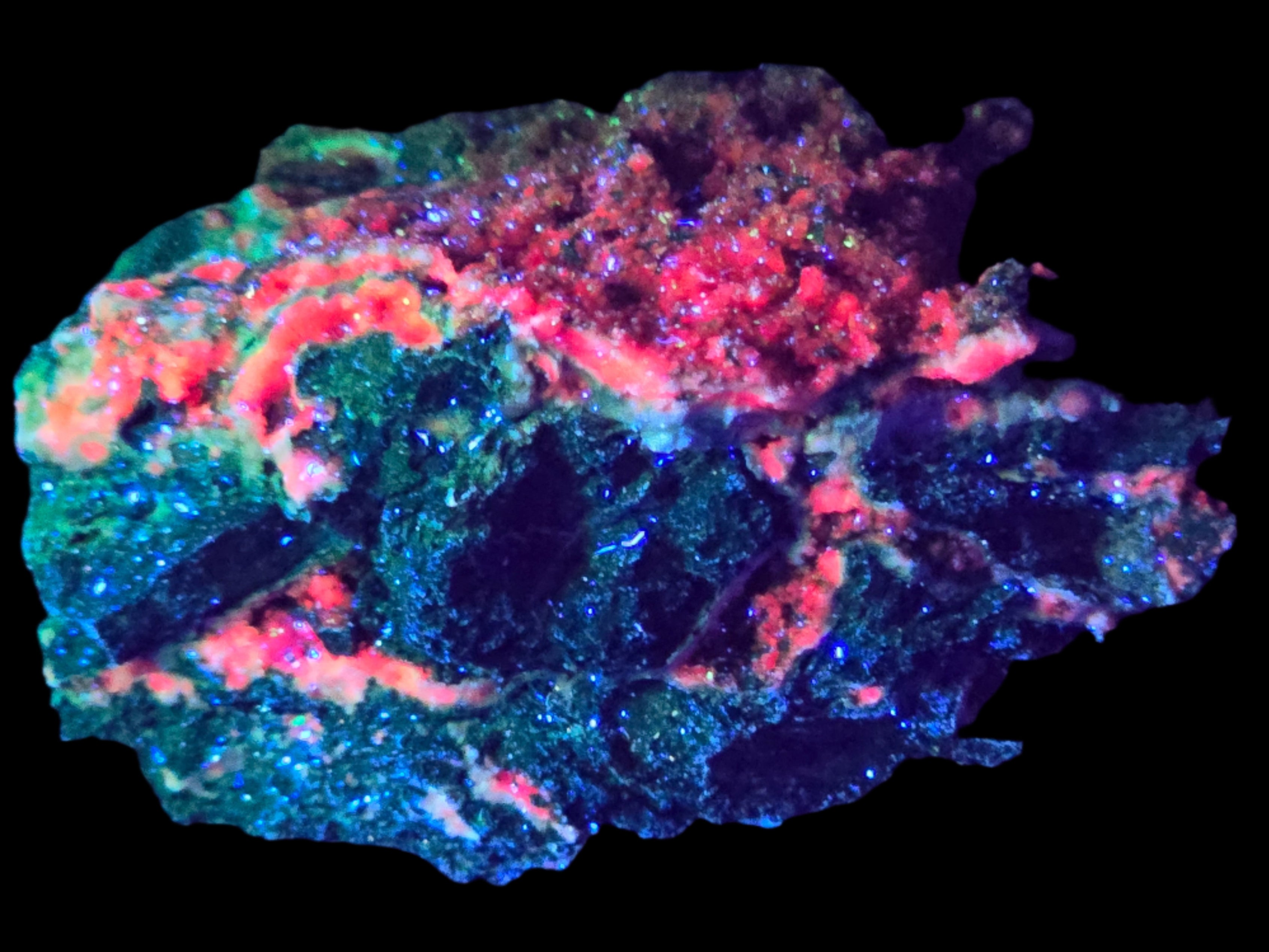 SMITHSONITE (COBALTOAN) with UNKNOWN MINERAL (small cabinet)