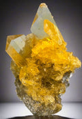 Yellow Topaz Crystal Specimen from Brazil, vibrant gemstone mineral collection