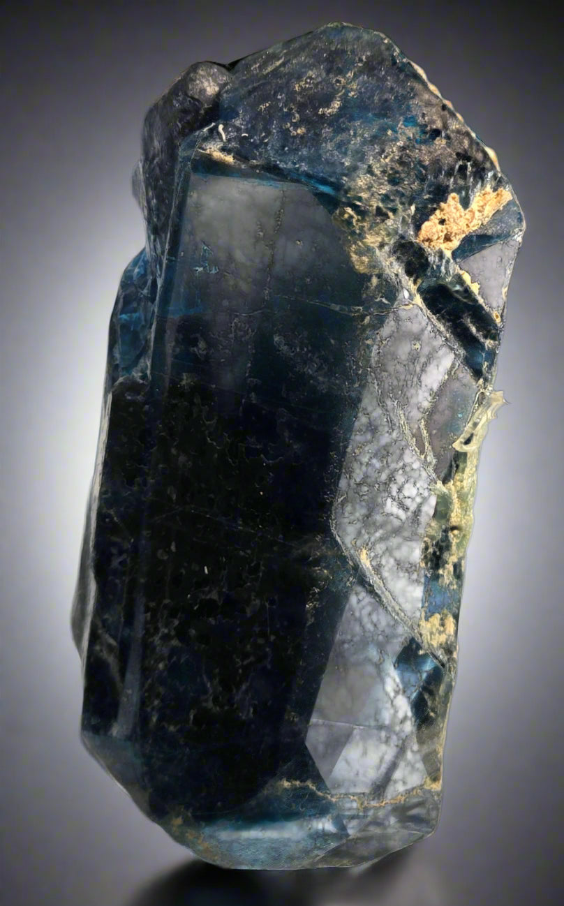 FLUORAPATITE (RARE BLUE VARIETY) (small cabinet)