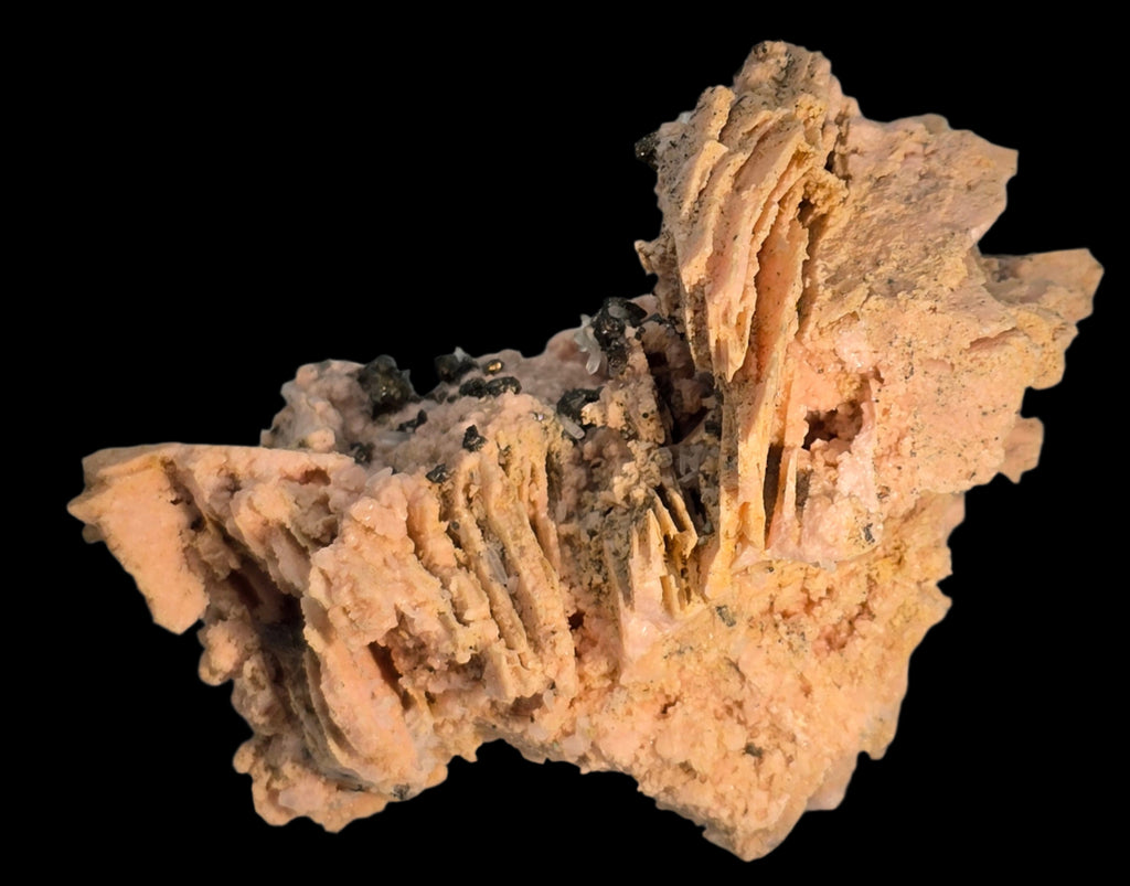 RHODOCHROSITE, CHALCOPYRITE, QUARTZ (cabinet)