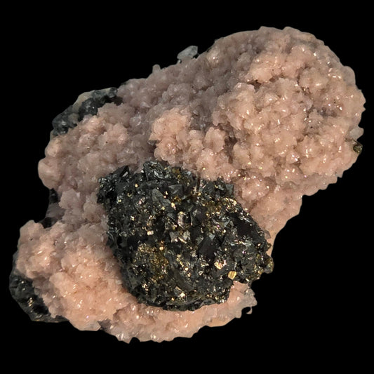 RHODOCHROSITE, CHACOLPYRITE