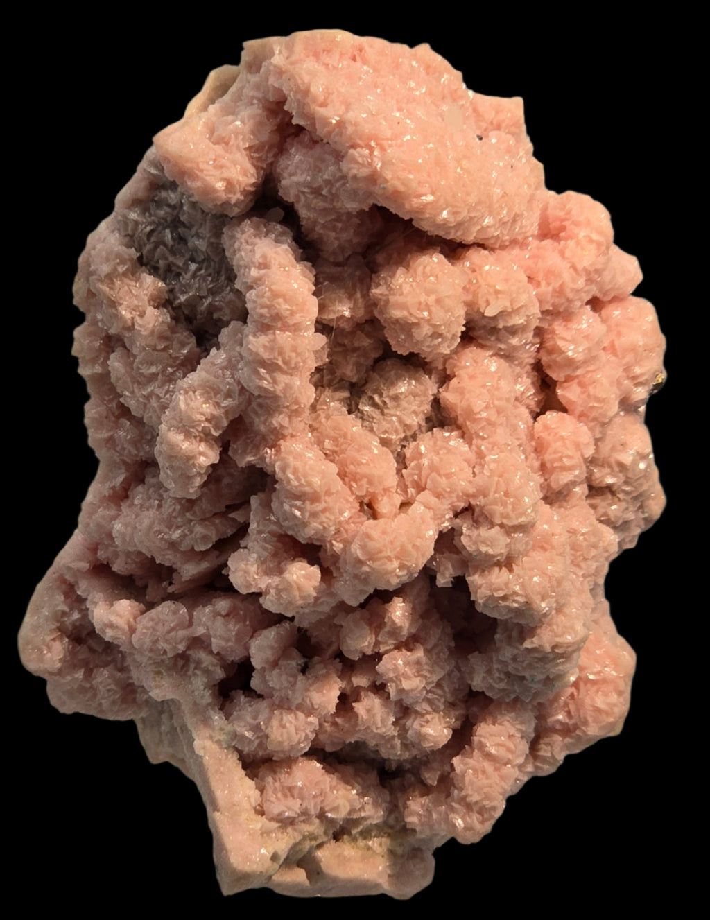 RHODOCHROSITE, CHALCOPYRITE (small cabinet)
