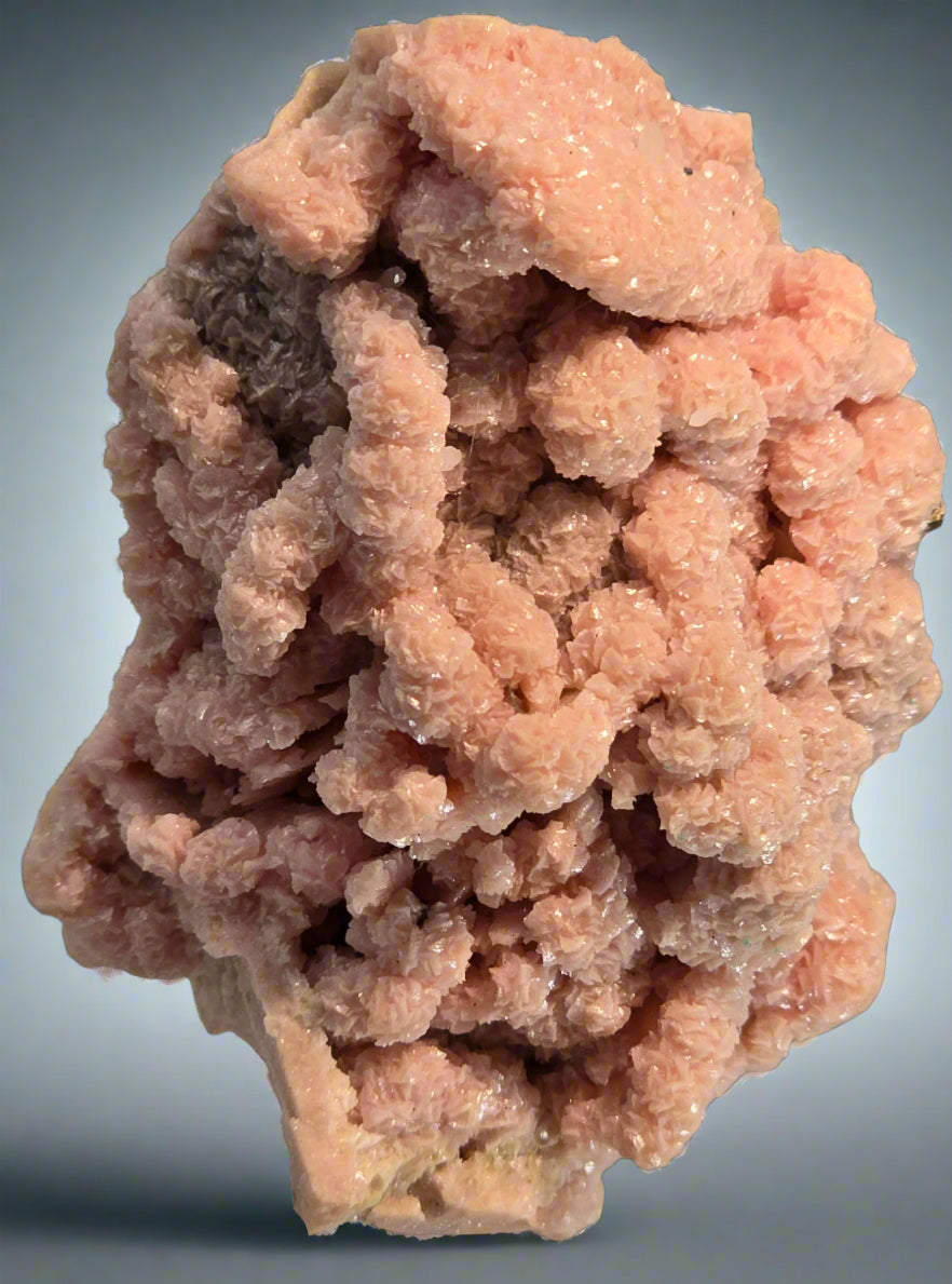 RHODOCHROSITE, CHALCOPYRITE (small cabinet)