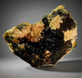 Pink apatite crystals on matrix from Morocco, mineral specimen for collectors