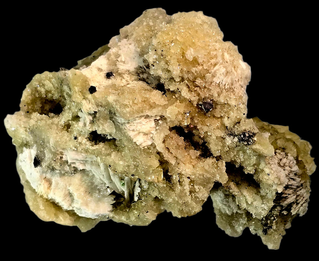 FLUORITE, BARYTE, GALENA and SPHALERITE, VALENTINITE (?) Belorechensk ULTRA RARE (small cabinet)