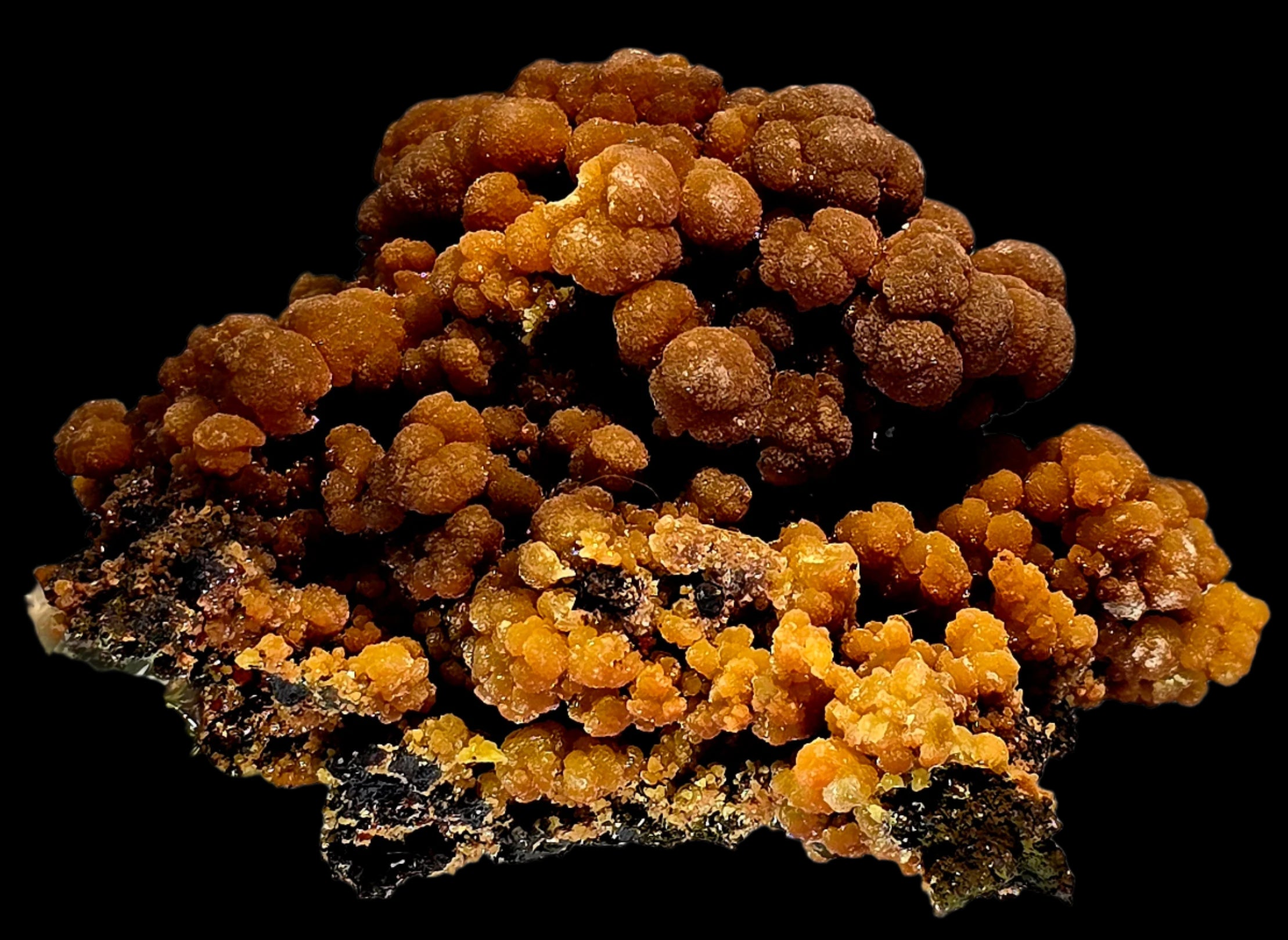 MIMETITE on LIMONITE (small cabinet)