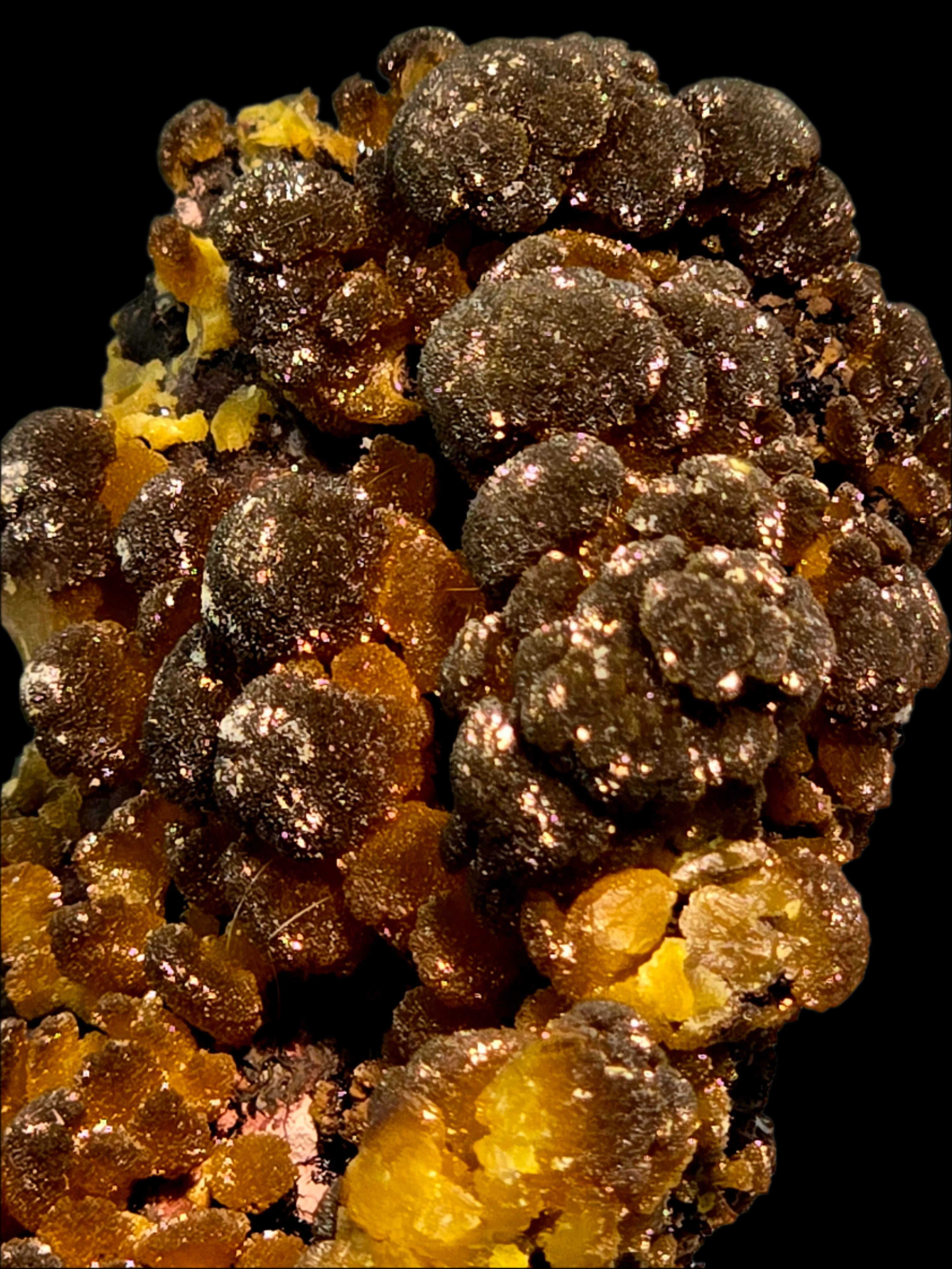 MIMETITE on LIMONITE (cabinet)