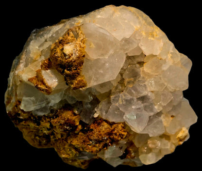 TOPAZ (colorless) on MUSCOVITE