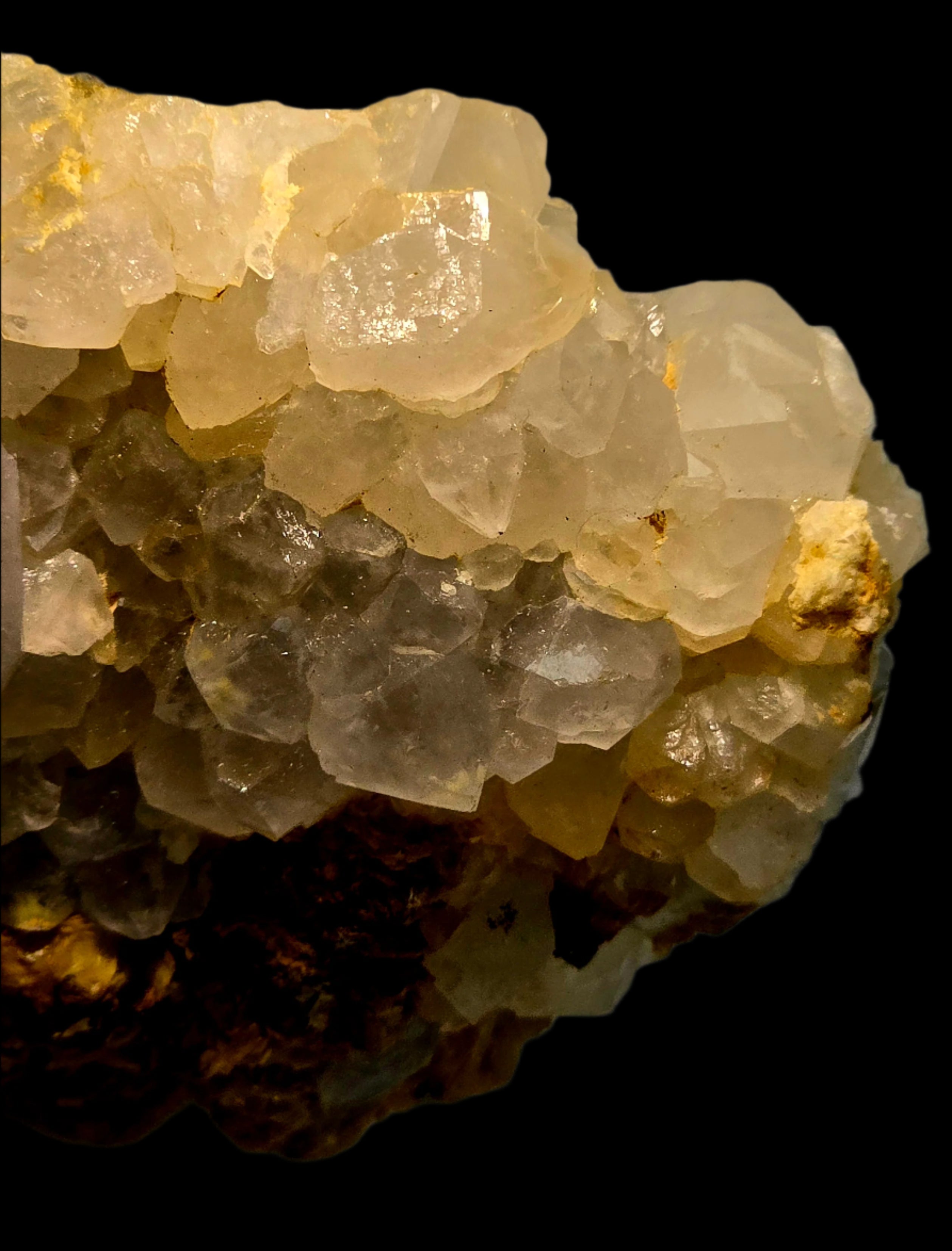 TOPAZ (colorless) on MUSCOVITE (cabinet)
