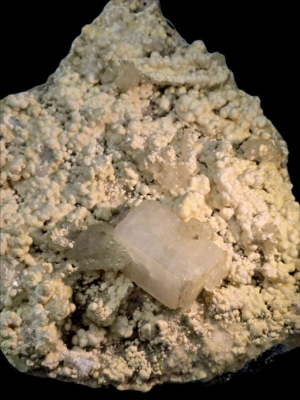 APOPHILLITE with STILBITE