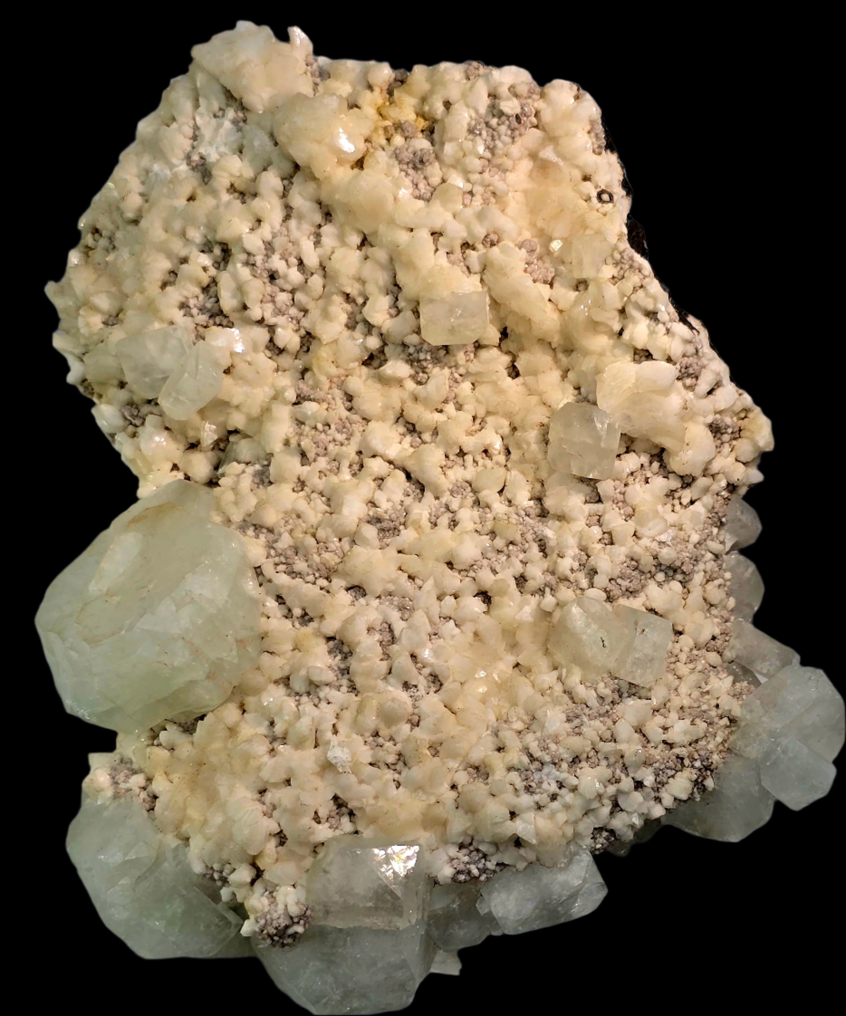 APOPHILLITE with STILBITE (large cabinet)