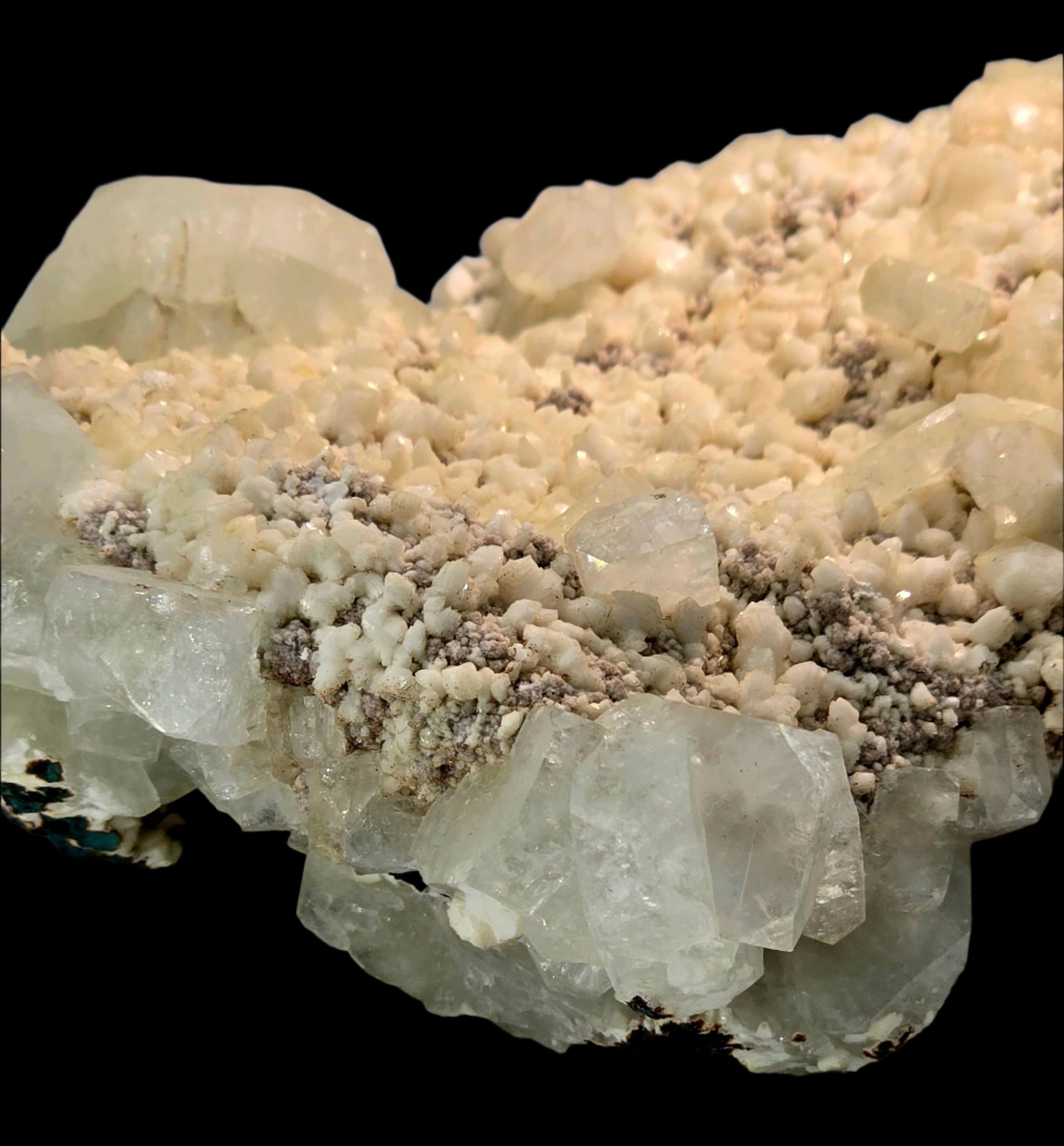 APOPHILLITE with STILBITE (large cabinet)