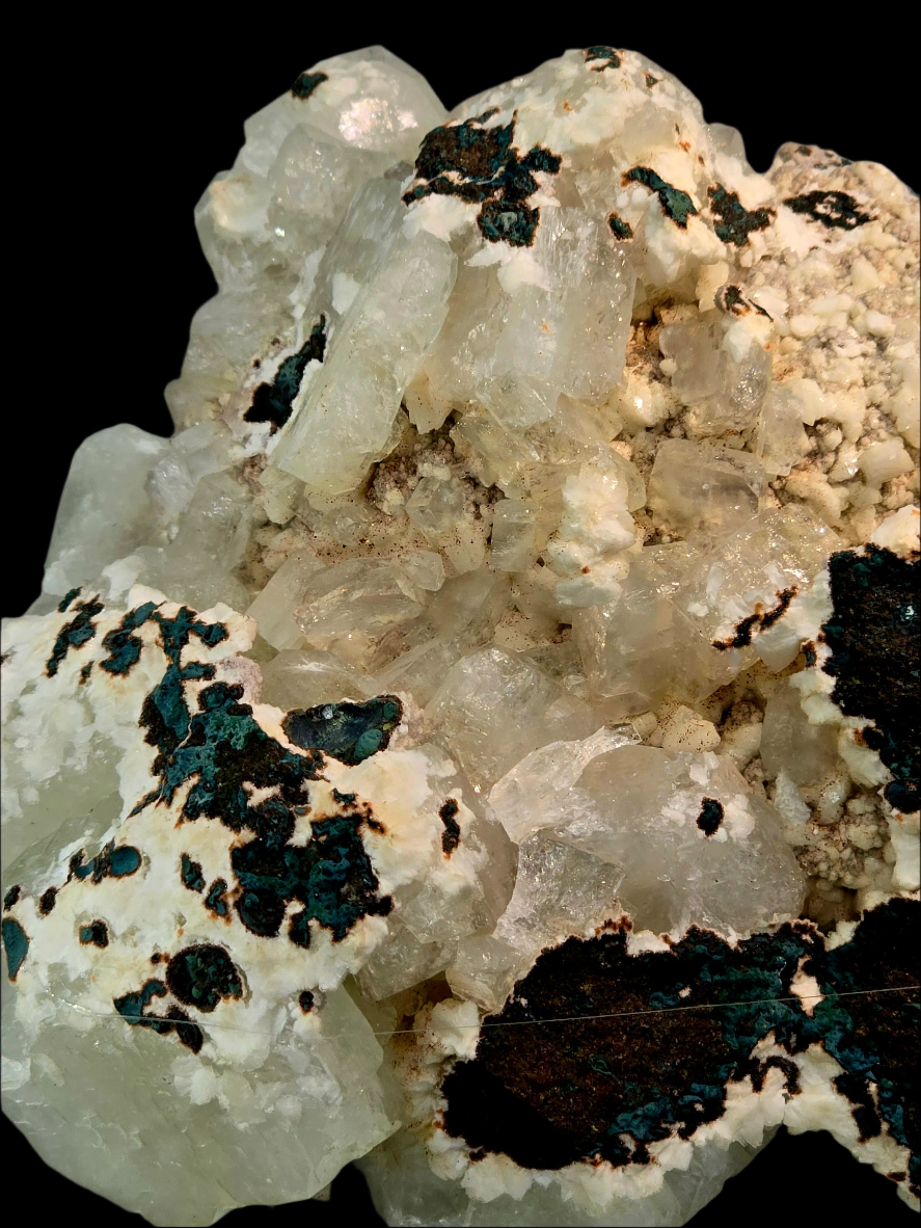 APOPHILLITE with STILBITE (large cabinet)