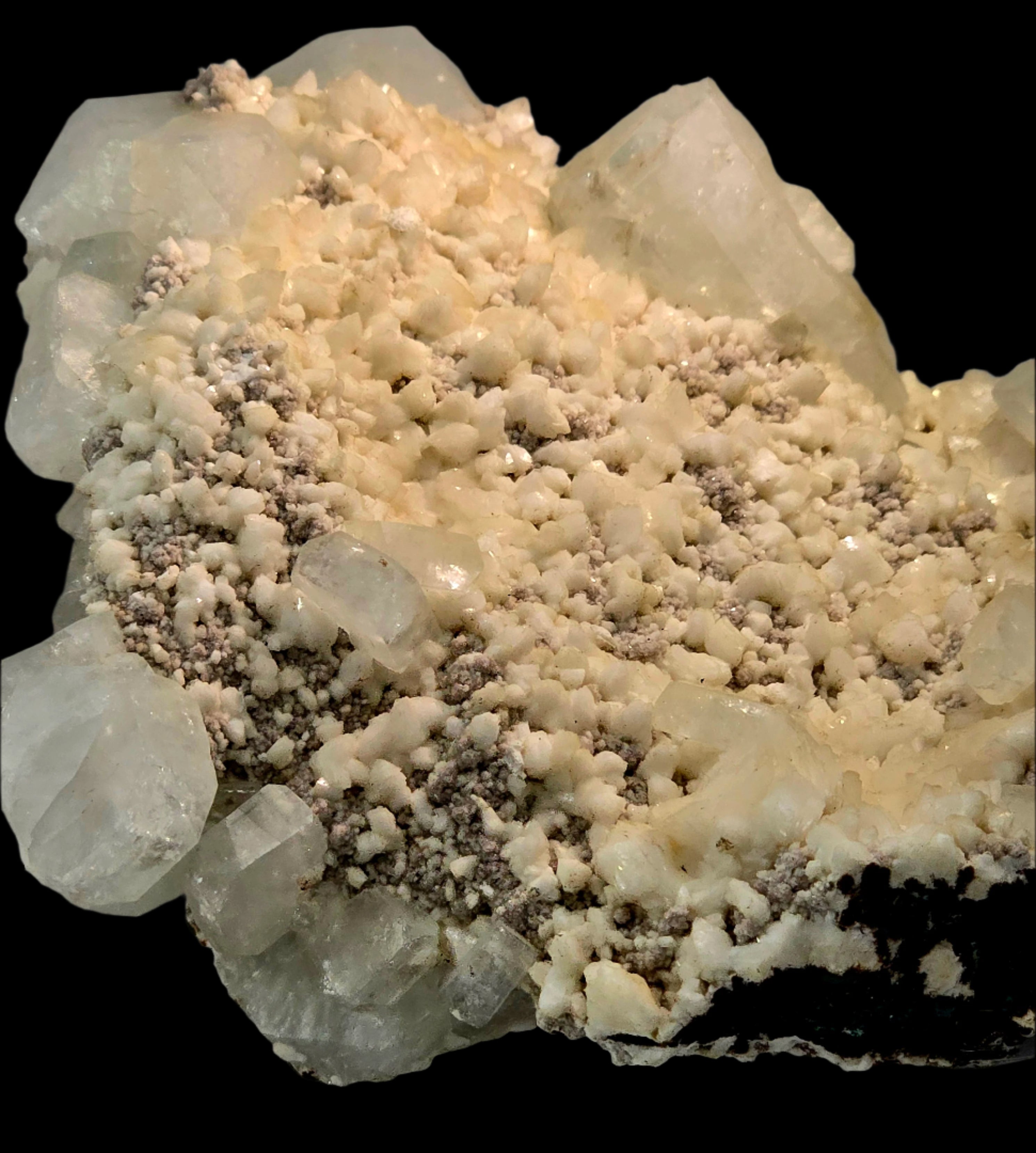 APOPHILLITE with STILBITE (large cabinet)