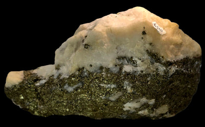 GOLD (ORE) with QUARTZ and PYRITE