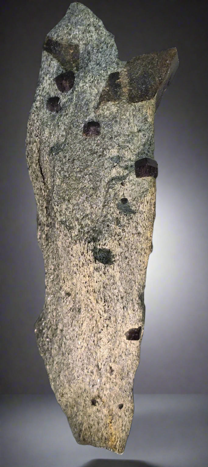 STAUROLITE with ALMANDINE GARNET, Pond Hill near Pearl Lake Lisbon New Hampshire USA (large cabinet)