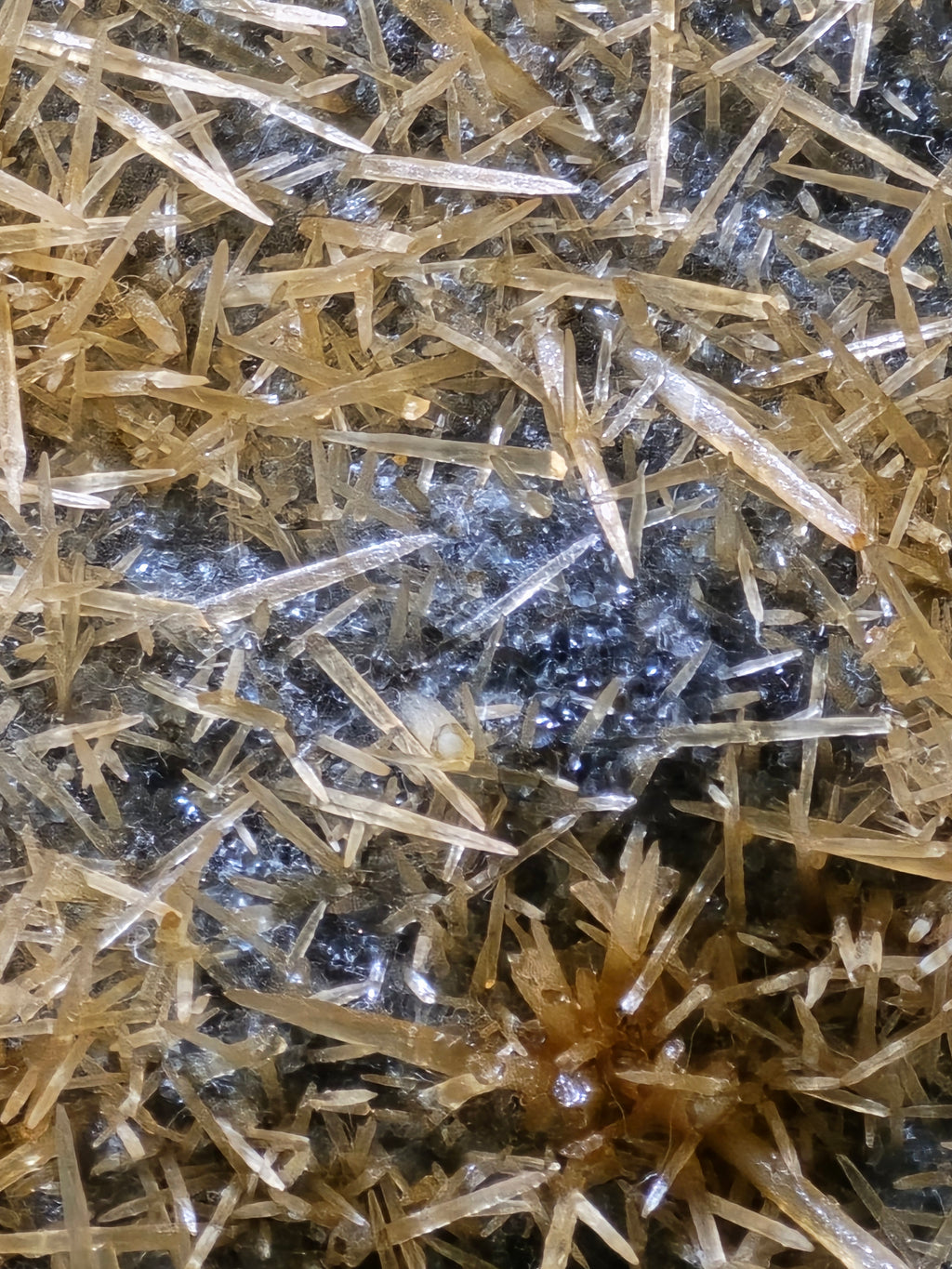 FERROAN CALCITE with CHABACITE-Ca