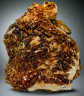 VANADINITE on BARITE, MIBLADEN MOROCCO (large cabinet)
