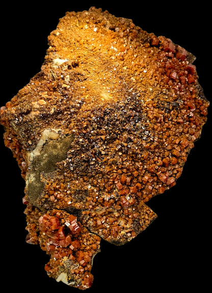 VANADINITE on BARITE (large cabinet)