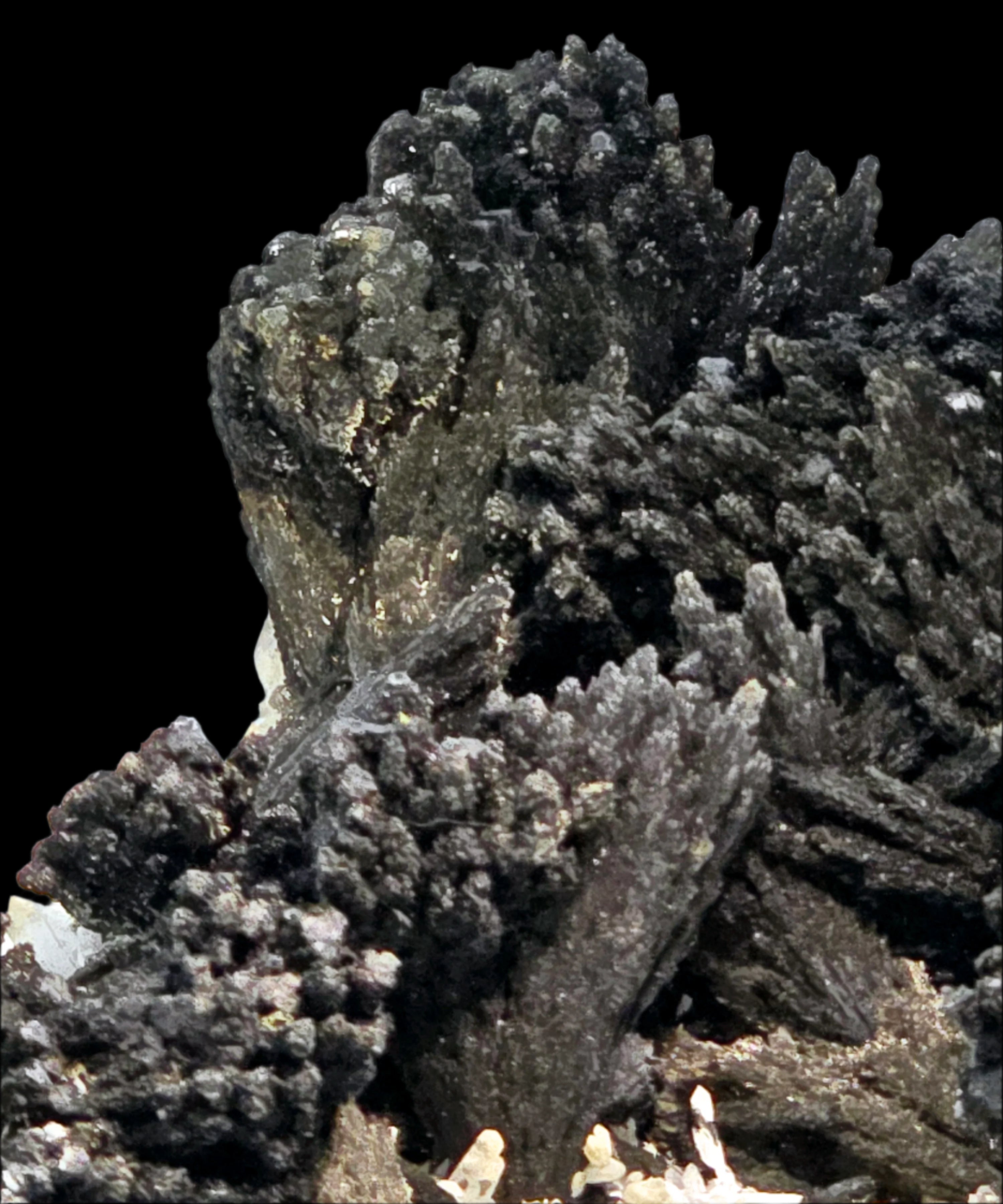 GOETHITE and QUARTZ (large cabinet)