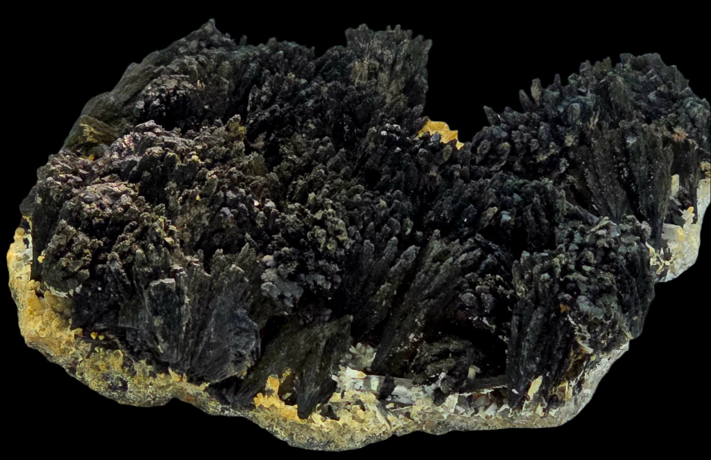 GOETHITE and QUARTZ (large cabinet)