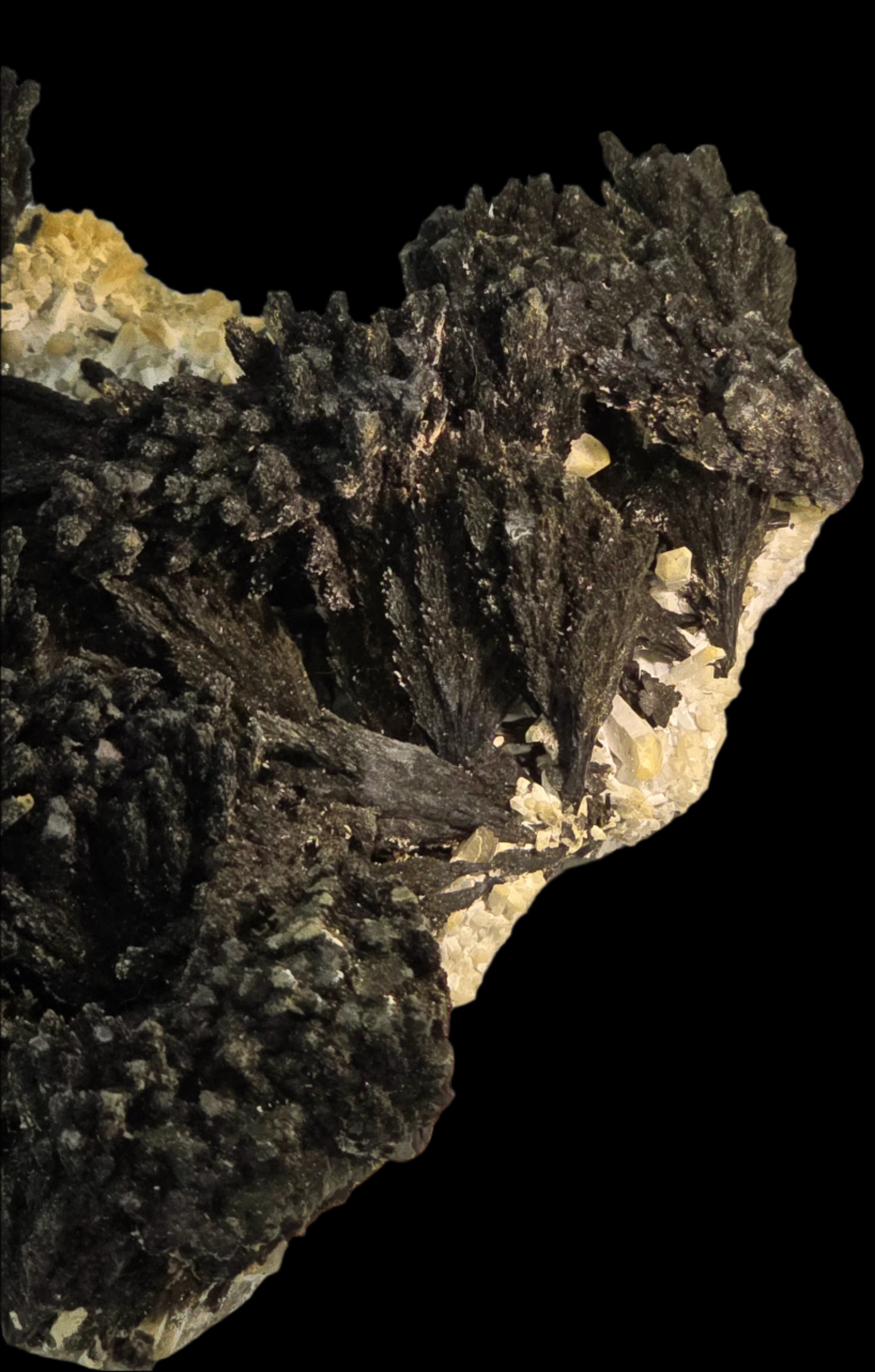 GOETHITE and QUARTZ (large cabinet)