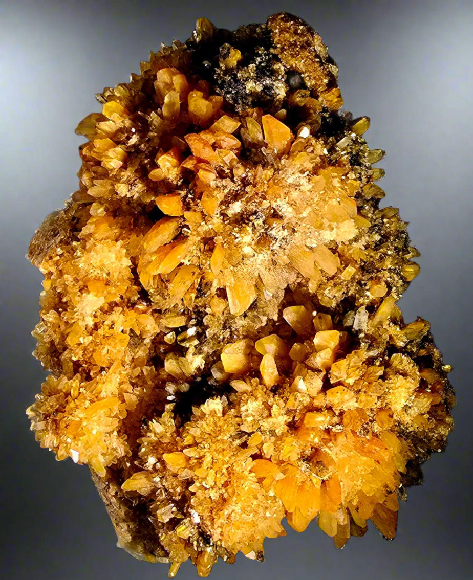 CREEDITE, FLUORITE and CHALCOPYRITE (most likely) (large cabinet)