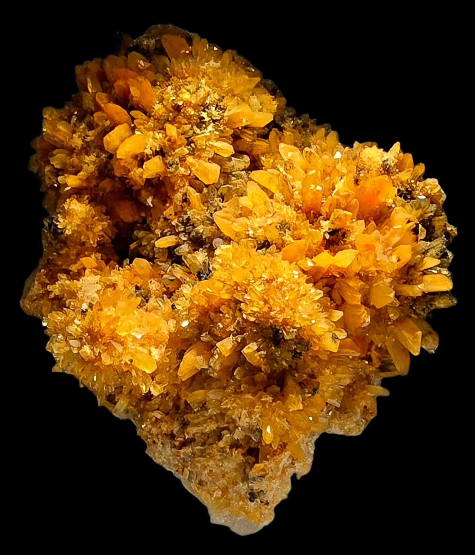 CREEDITE, FLUORITE and CHALCOPYRITE (most likely) (large cabinet)