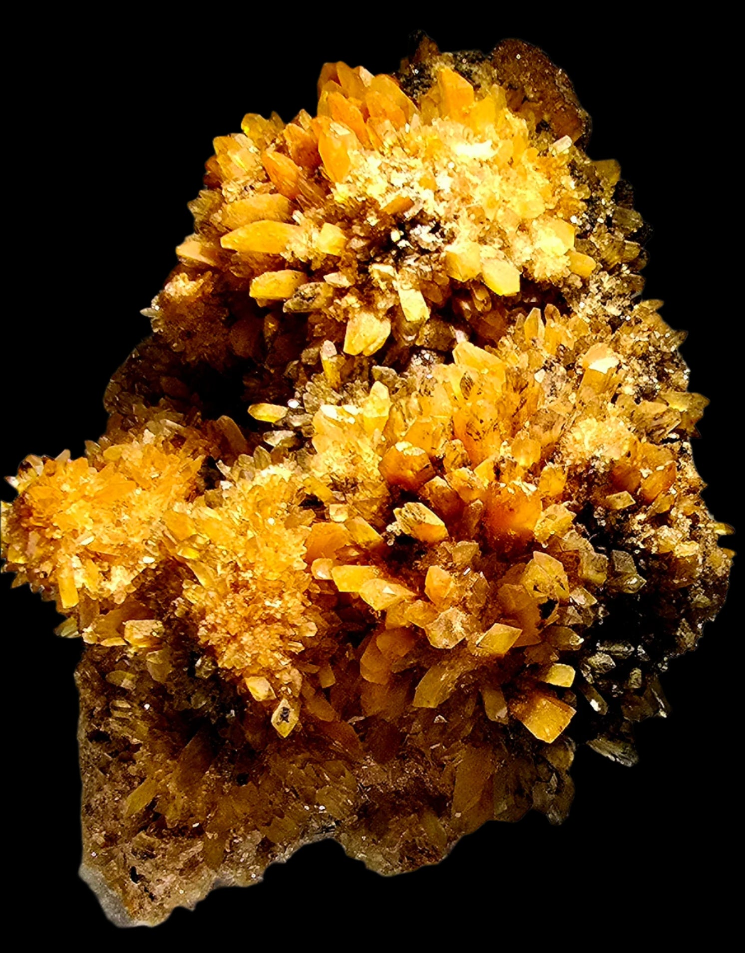 CREEDITE, FLUORITE and CHALCOPYRITE (most likely) (large cabinet)