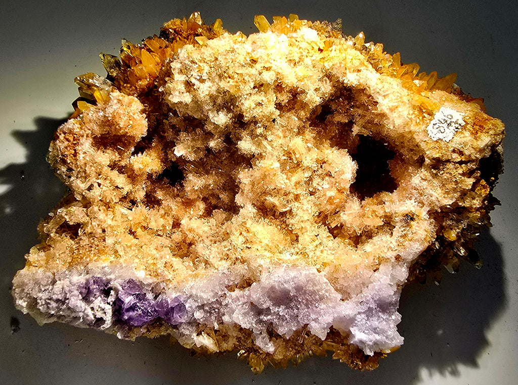 CREEDITE, FLUORITE and CHALCOPYRITE (most likely) (large cabinet)