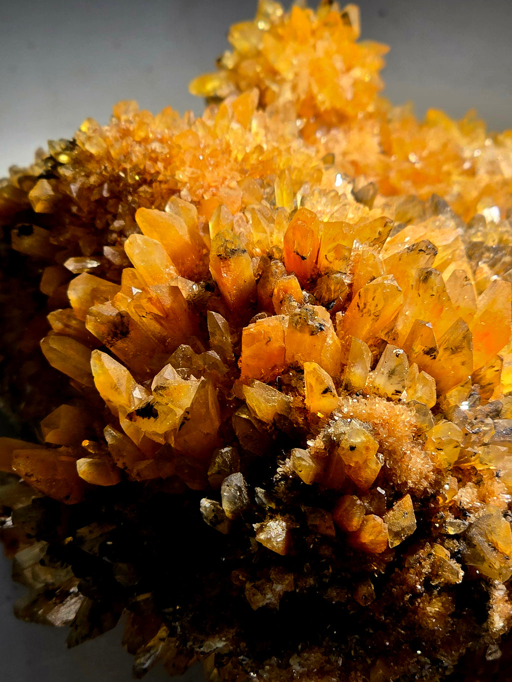 CREEDITE, FLUORITE and CHALCOPYRITE (most likely) (large cabinet)