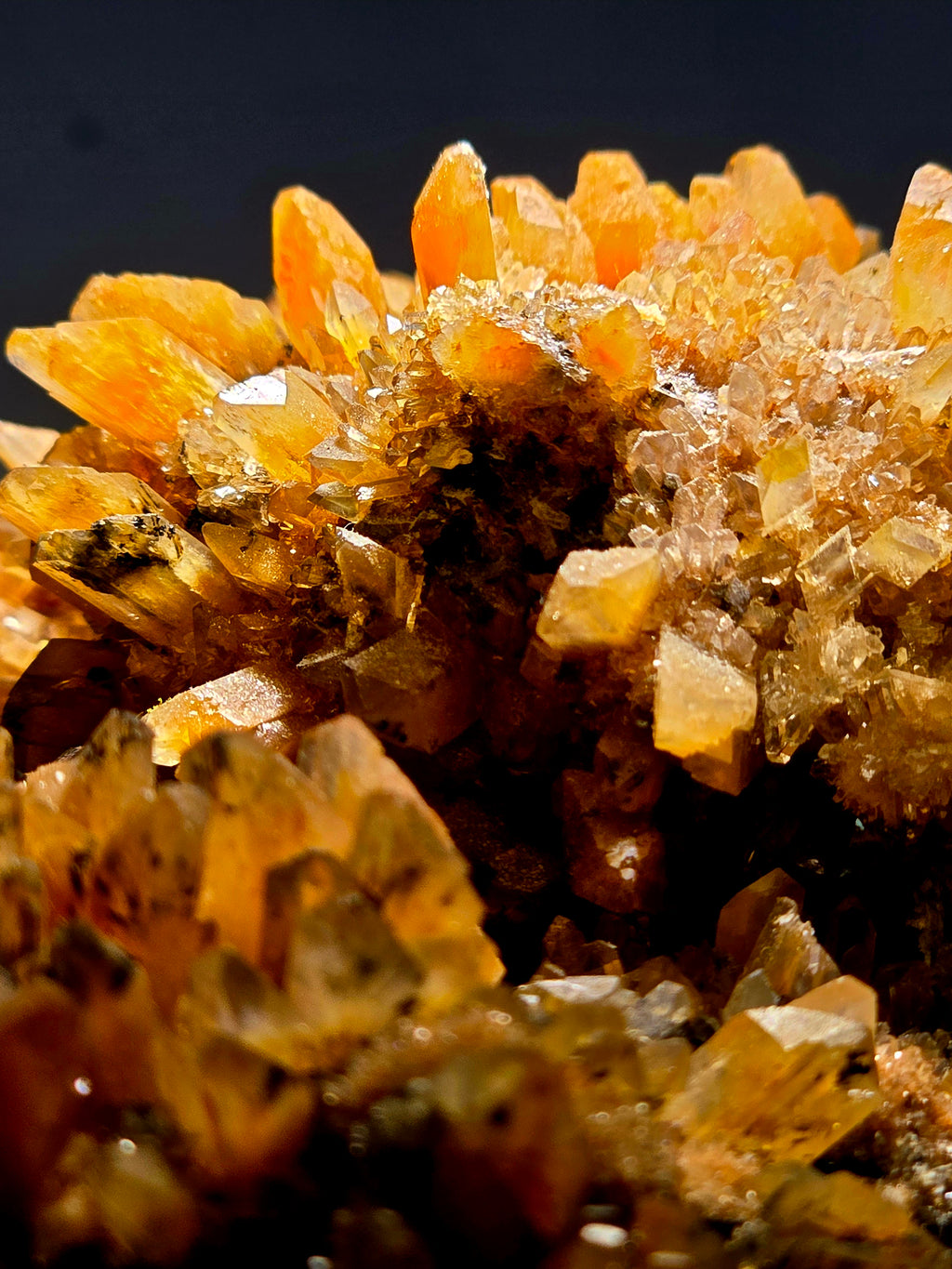 CREEDITE, FLUORITE and CHALCOPYRITE (most likely) (large cabinet)