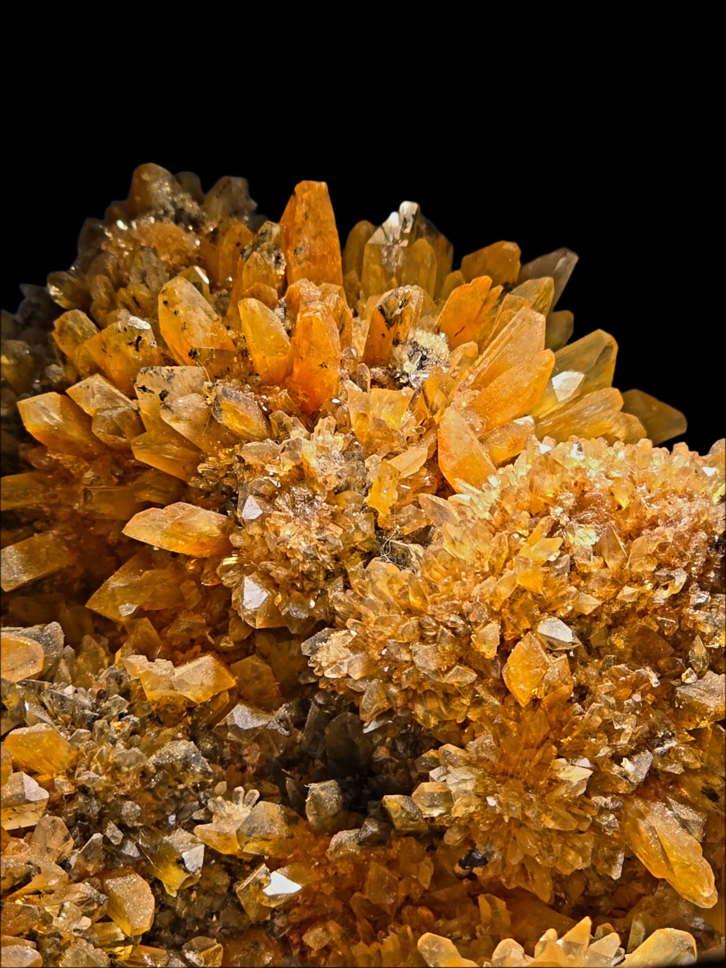 CREEDITE, FLUORITE and CHALCOPYRITE (most likely) (large cabinet)