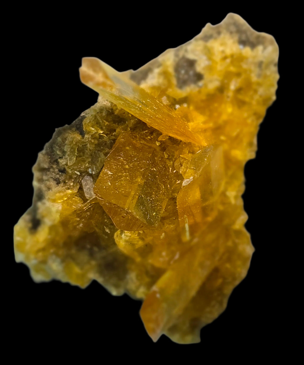 SELENITE  variety of gypsum (small cabinet)