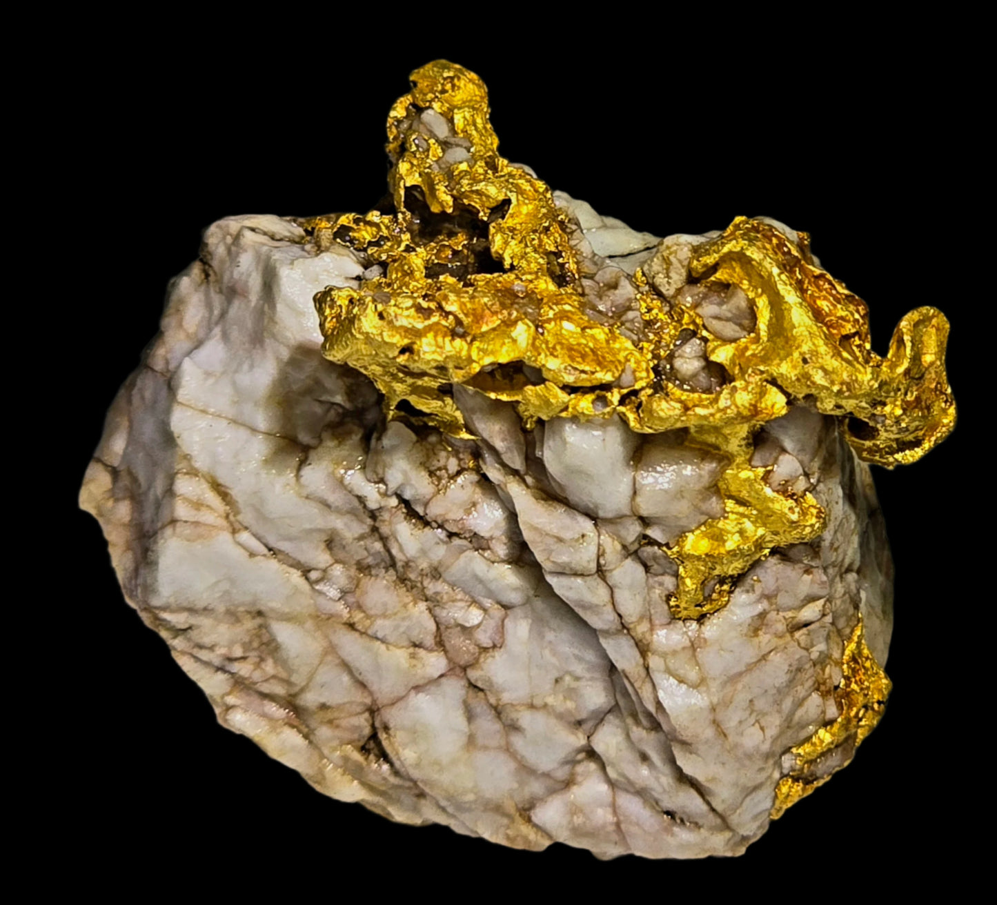 GOLD in QUARTZ (28.65 grams of gold)