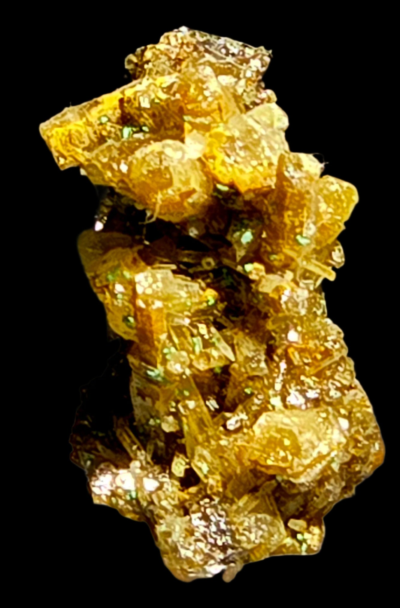 VOLBORTHITE on BARYTE and GYPSUM