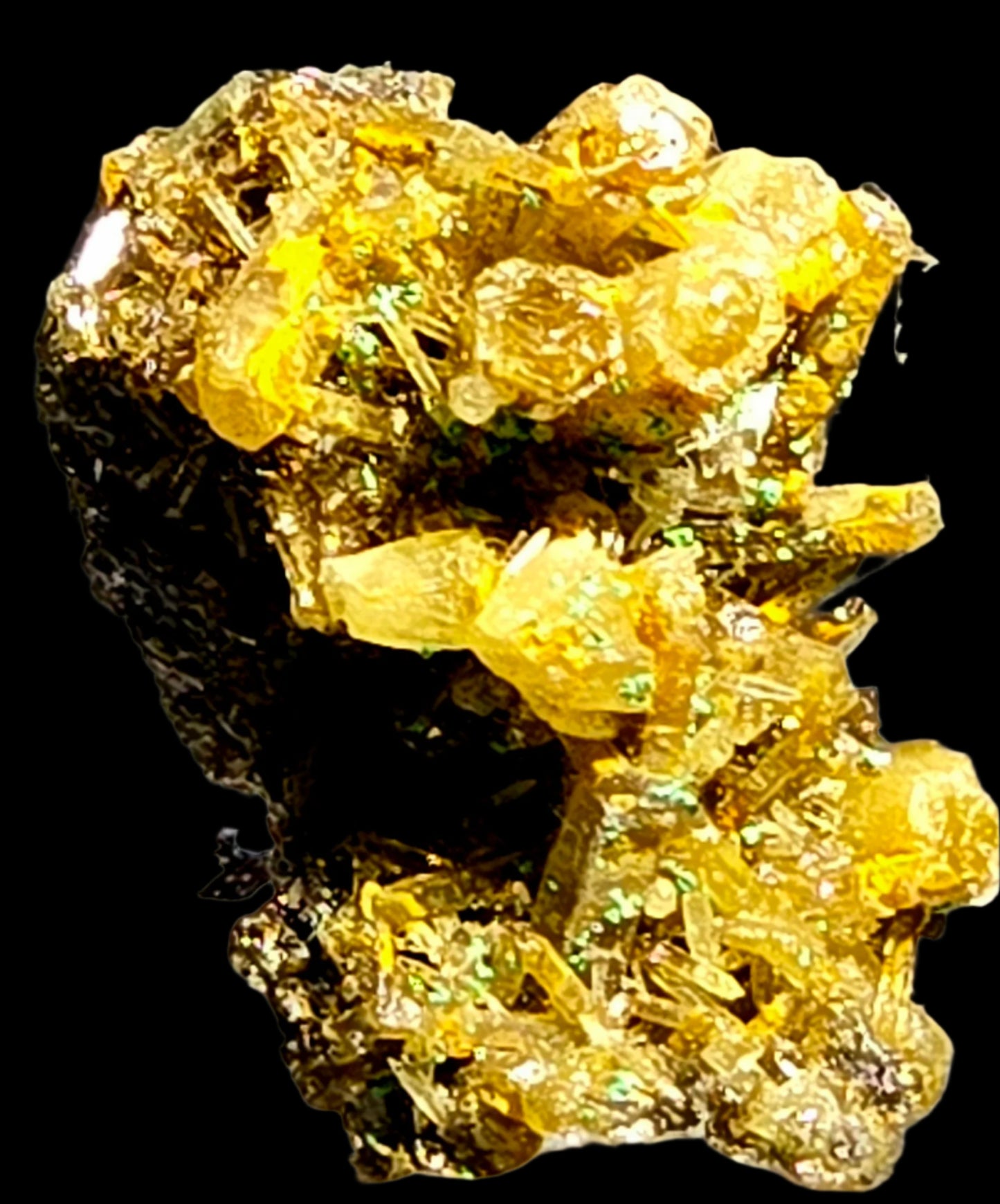 VOLBORTHITE on BARYTE and GYPSUM