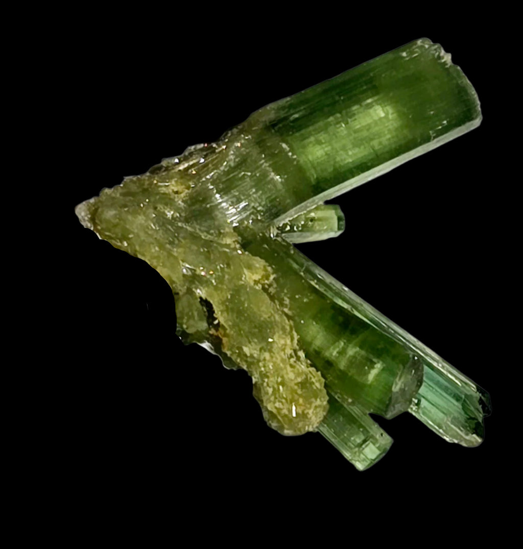 TOURMALINE CLUSTER GREEN (miniature)