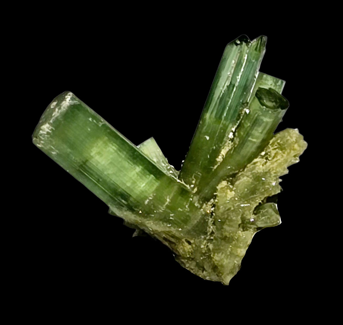 TOURMALINE CLUSTER GREEN (miniature)